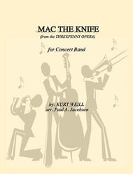 MACK THE KNIFE Concert Band sheet music cover Thumbnail